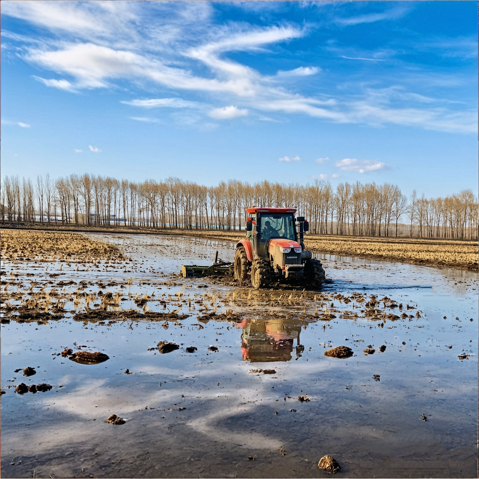 Paddy Field Grader